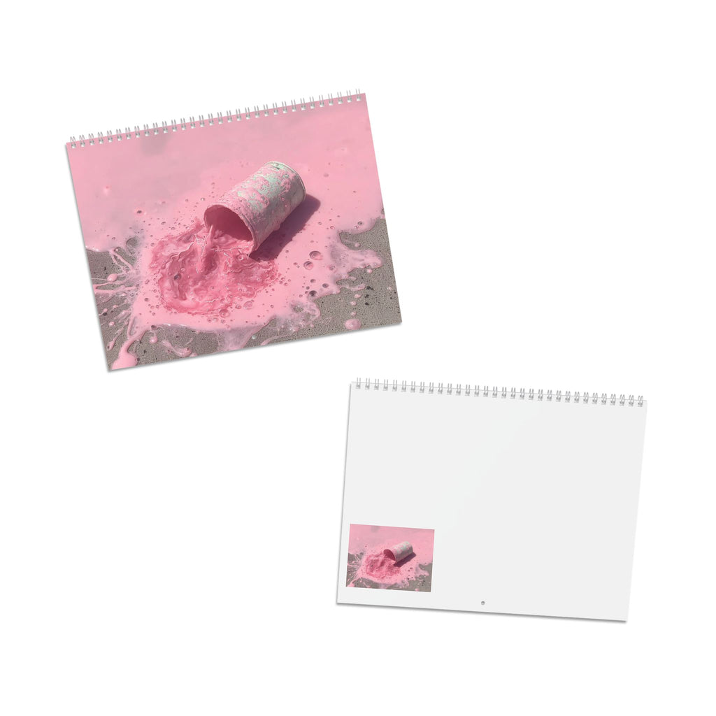 2026 Aesthetic Wall Calendar — Pink Art & Portrait Monthly Planner